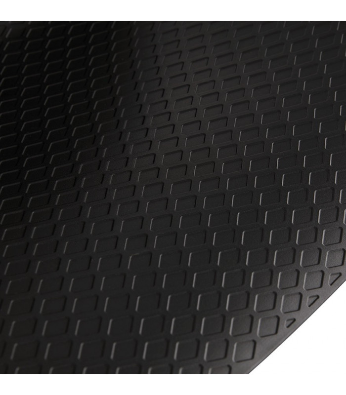 Tabouret de bar design noir en plastique et métal Monaco Mini
