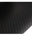 Tabouret de bar design noir en plastique et métal Monaco