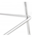 Tabouret de bar design blanc en plastique et métal Reman Mini