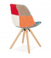 Chaise design en tissu et bois Marshall