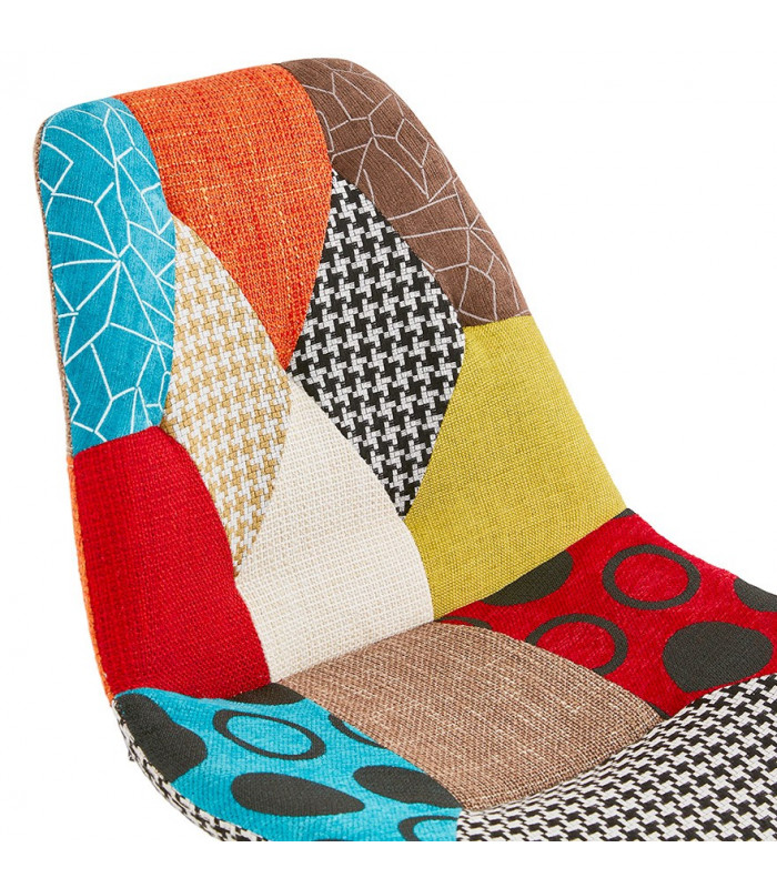 Chaise design en tissu et bois Marshall