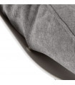 Fauteuil design gris clair en tissu Langella