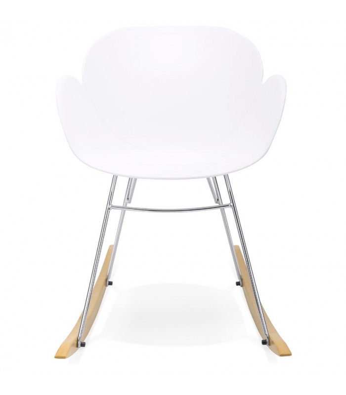 Fauteuil design blanc en plastique Firenz