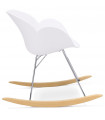 Fauteuil design blanc en plastique Firenz