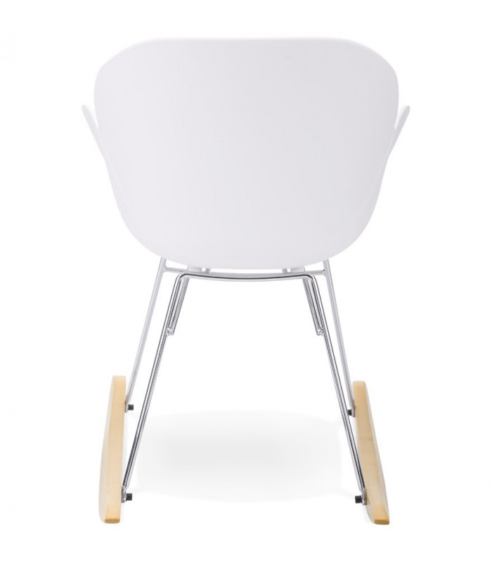 Fauteuil design blanc en plastique Firenz