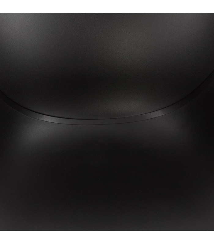 Fauteuil design noir en plastique Firenz
