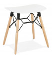 Tabouret de bar design blanc en plastique Epalle