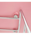 Fauteuil design rose en plastique Firenz