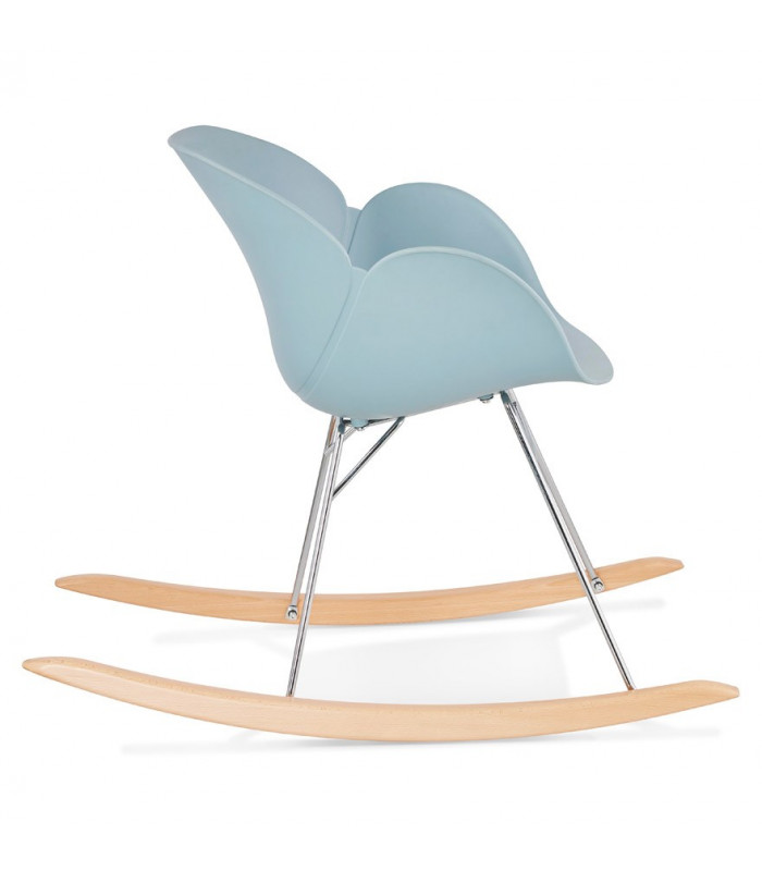 Fauteuil design bleu en plastique Firenz