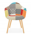Fauteuil design en tissu Glimpse