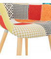 Fauteuil design en tissu Glimpse