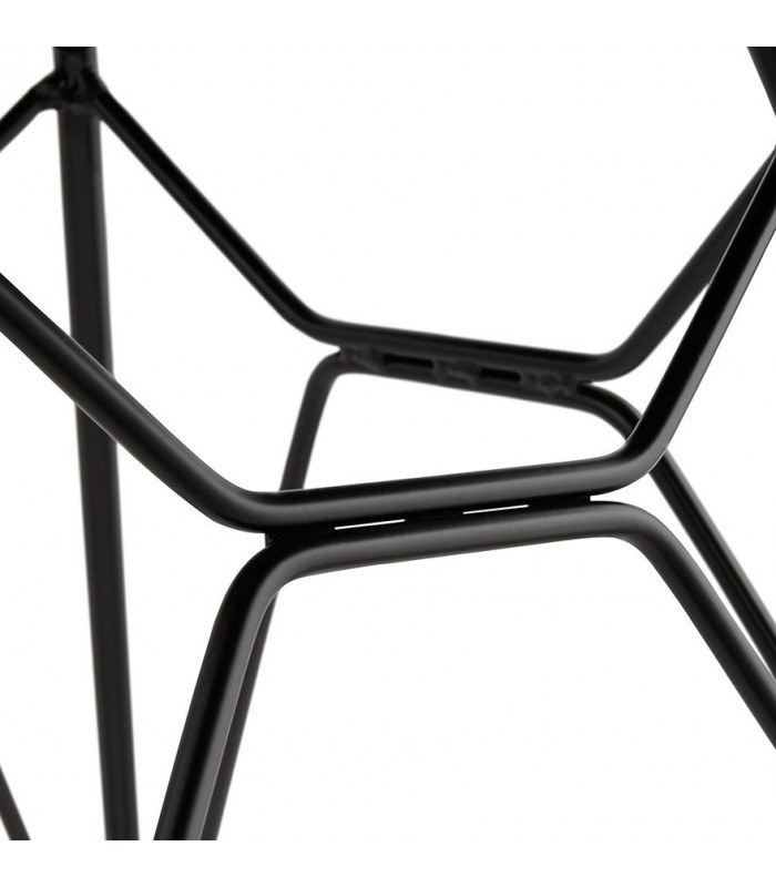 Fauteuil design gris clair en tissu Concord
