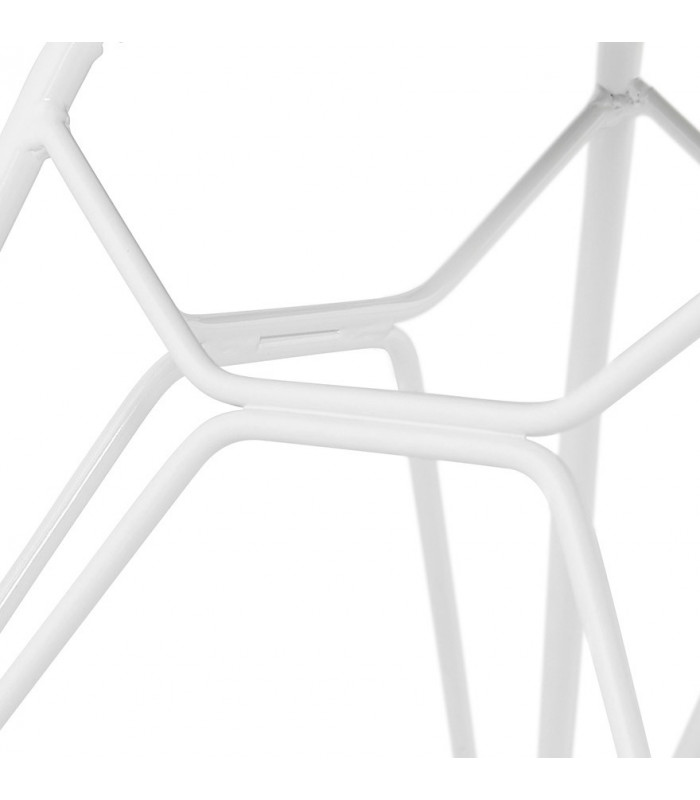 Fauteuil design gris clair en tissu Gianna