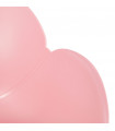 Fauteuil design rose en plastique Malia