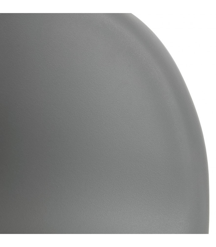 Fauteuil design gris en plastique Malia