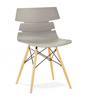 Chaise design gris en plastique Nautical