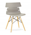 Chaise design gris en plastique Nautical