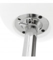 Tabouret de bar design blanc en plastique Plasma