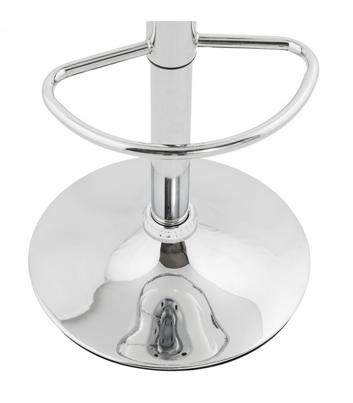 Tabouret de bar design blanc en plastique Plasma