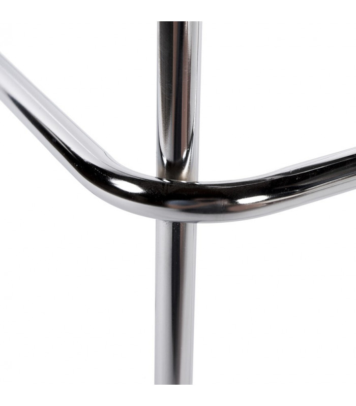 Tabouret de bar design noir en bois Broco