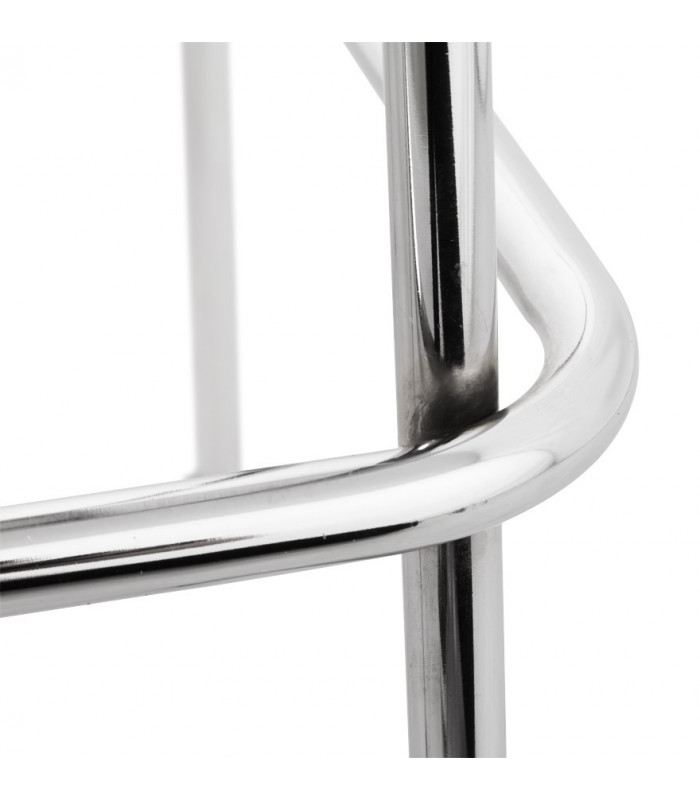 Tabouret de bar design blanc en bois Broco