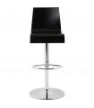 Tabouret de bar design noir en bois Marlow