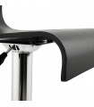 Tabouret de bar design noir en bois Marlow