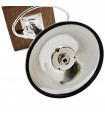 Tabouret de bar design noyer en bois Pillo