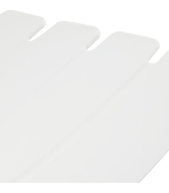 Tabouret de bar design blanc en plastique Livia