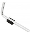 Tabouret de bar design blanc en plastique Livia