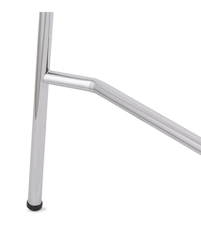 Tabouret de bar design zebré en bois Broco