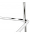 Tabouret de bar design noir en plastique Livia