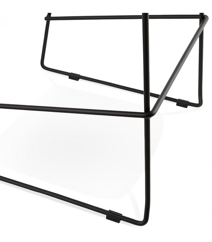Tabouret de bar design gris foncé en tissu Burbidge