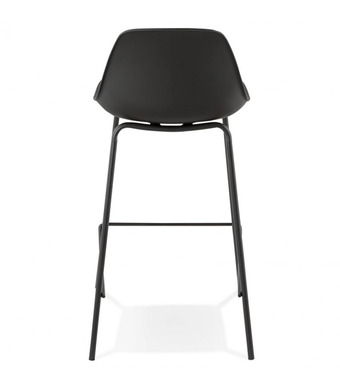 Tabouret de bar design noir en plastique Confetti Mini