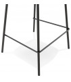 Tabouret de bar design noir en plastique Confetti Mini