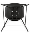 Tabouret de bar design noir en plastique Confetti Mini