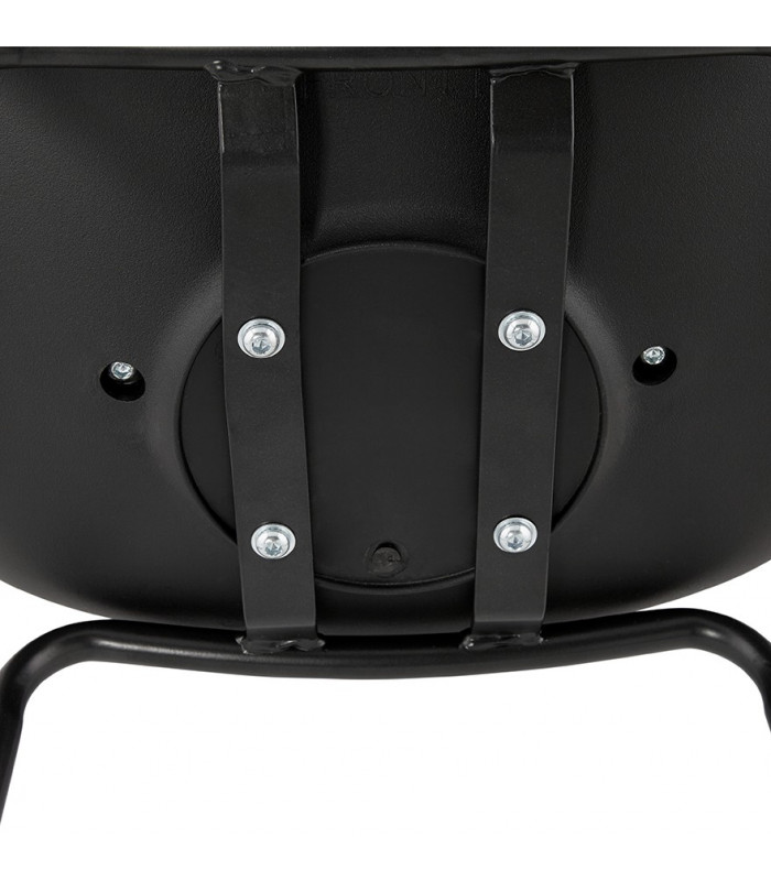 Tabouret de bar design noir en plastique Confetti