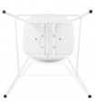 Tabouret de bar design blanc en plastique Confetti