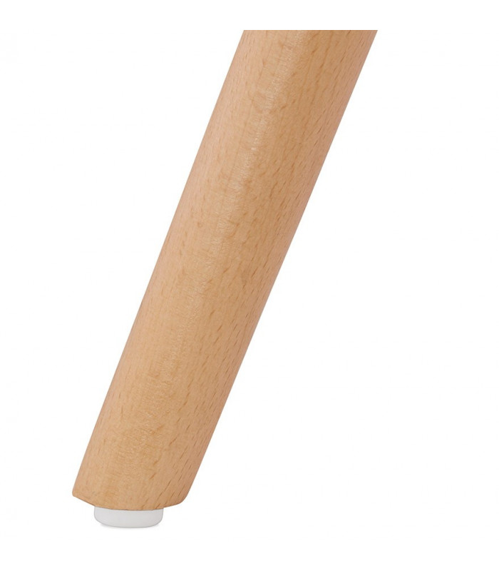 Tabouret de bar design noir en plastique Alassio