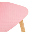 Tabouret de bar design rose en plastique Allegra