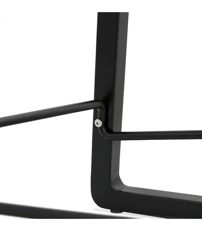 Tabouret de bar design gris en plastique Hoopla Mini