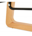 Tabouret de bar design gris en plastique Allegra