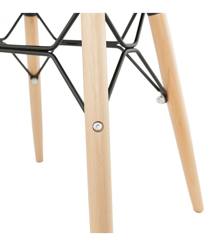 Tabouret de bar design blanc en plastique Epalle