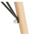 Tabouret de bar design blanc en plastique Epalle