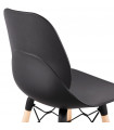 Tabouret de bar design noir en plastique Harewood Mini