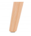 Tabouret de bar design noir en plastique Harewood Mini