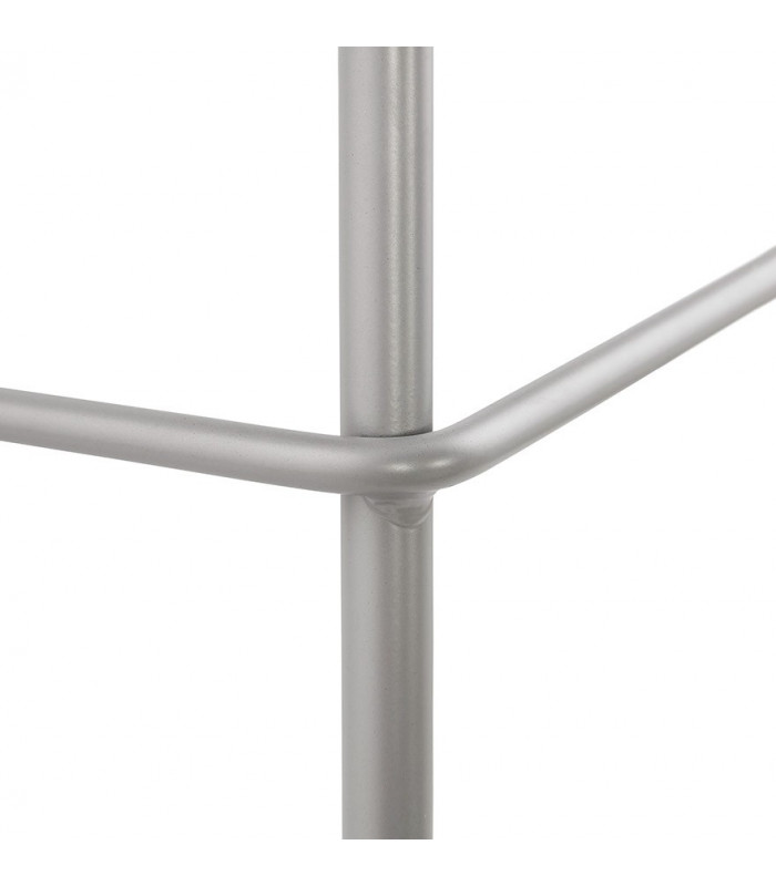 Tabouret de bar design gris en plastique Confetti