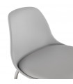 Tabouret de bar design gris en plastique Confetti Mini