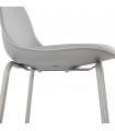 Tabouret de bar design gris en plastique Confetti Mini