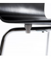 chaise design (non empilable) noir en bois Boyer